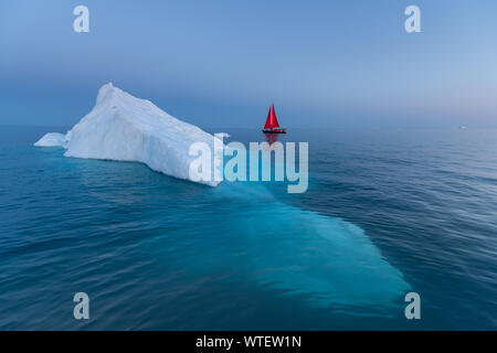 Schöne Landschaft in Grönland Stockfoto