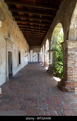 Mission San Juan Capistrano in Südkalifornien Stockfoto