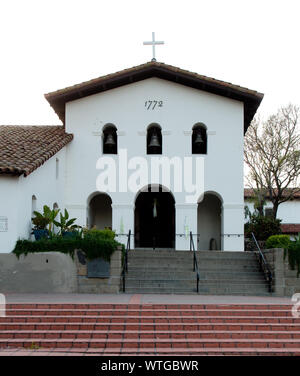 Mission San Luis Obispo de Tolosa ist eine spanische Mission 1772 Gegründet von Vater Junípero Serra in der heutigen Stadt San Luis Obispo, Kalifornien Stockfoto