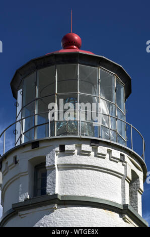 Oder: Curry County, Nördliche Curry County Coast, Kap Blanco, Cape Blanco State Park. Blick auf Cape Blanco Lighthouse [Bitte für #278.377.] Stockfoto