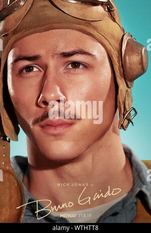 RELEASE DATE: November 8, 2019 Title: Midway STUDIO: Regisseur: Roland Emmerich PLOT: Die Geschichte von der Schlacht um Midway, die die Führer erzählt, und die Matrosen, die ihn gekämpft. In den Hauptrollen: NICK JONAS Bruno Gaido. (Bild: © lionsgate/Entertainment Bilder) Stockfoto