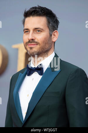 London - England - Sep 9: Robert James-Collier besucht die "Weltpremiere von Downton Abtei" in Leicester Square, London, Großbritannien, am 9. September 2019. Stockfoto