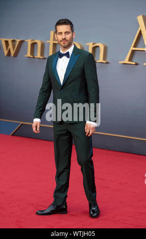 London - England - Sep 9: Robert James-Collier besucht die "Weltpremiere von Downton Abtei" in Leicester Square, London, Großbritannien, am 9. September 2019. Stockfoto