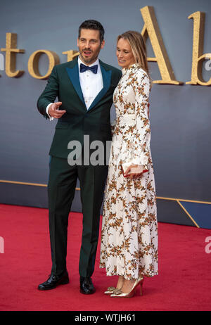 London - England - Sep 9: Robert James-Collier und Lauren Chandiram besucht die "Weltpremiere von Downton Abtei" in Leicester Square, London, UK Stockfoto