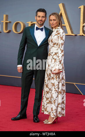 London - England - Sep 9: Robert James-Collier und Lauren Chandiram besucht die "Weltpremiere von Downton Abtei" in Leicester Square, London, UK Stockfoto