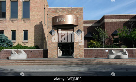 Montrose öffentliche Bibliothek in Montrose, Colorado Stockfoto