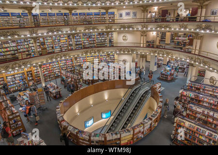 El Ateneo, Buchhandlung, Buenos Aires, Argentinien Stockfoto