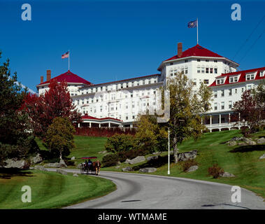 Mount Washington Hotel in Bretton Woods, New Hampshire Stockfoto