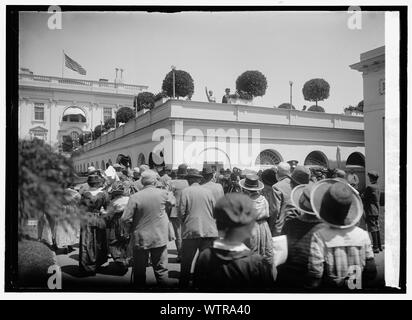 Frau Harding gruss Konföderierten Tierärzte, 6/23/22. Stockfoto