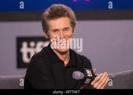 Toronto, Ontario, Kanada. 11 Sep, 2019. Willem Dafoe nimmt an der Pressekonferenz von "otherless Brooklyn' während der 44Th Toronto International Film Festival, tiff, an der Prinzessin von Wales Theatre in Toronto, Kanada, am 11. September 2019. | Verwendung der weltweiten Kredit: dpa Picture alliance/Alamy leben Nachrichten Stockfoto