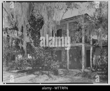 Frau Reynolds Bagley, Musgrove Plantage, Residence in St. Simons Island, Georgia. Stockfoto