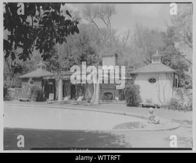 Frau Reynolds Bagley, Musgrove Plantage, Residence in St. Simons Island, Georgia. Stockfoto