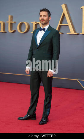 London, Großbritannien. 09 Sep, 2019. Robert James-Collier besucht die Weltpremiere von Downton Abtei am Leicester Square in London. Credit: SOPA Images Limited/Alamy leben Nachrichten Stockfoto