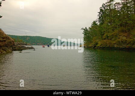 Peter Cove in Trincomali auf North Pender Island, British Columbia, Kanada Stockfoto