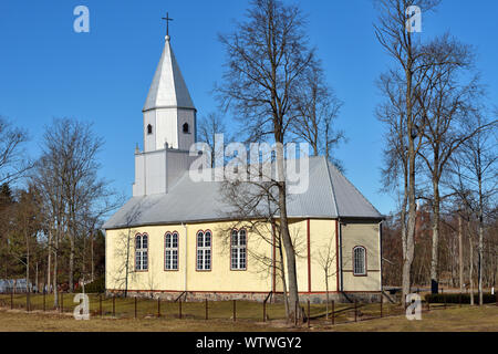 Evangelisch-lutherische Kirche in der Stadt Skirsnemune, Litauen Stockfoto