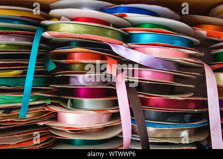 Bunten Bändern bei Shop in Guatemala Stockfoto