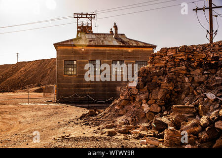 Die Mine in Broken Hill im australischen Outback Stockfoto