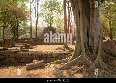 Si Satchanalai Historical Park ist der historische Park von Thailand in der Sukhothai-periode errichtet das kulturelle Erbe Registrierung von UNESCO empfangen Stockfoto