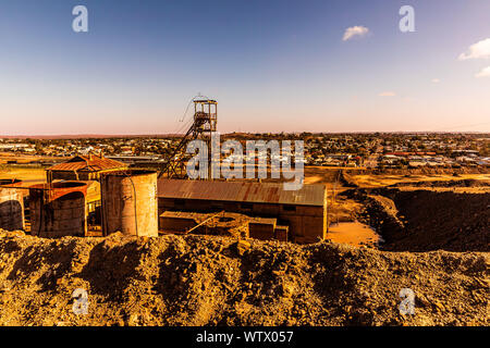 Die Mine in Broken Hill im australischen Outback Stockfoto