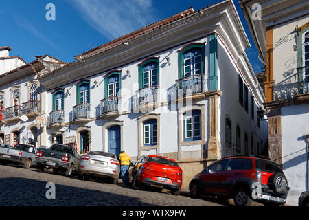 Ouro Preto, koloniale Juwel von Minas Gerais state Stockfoto