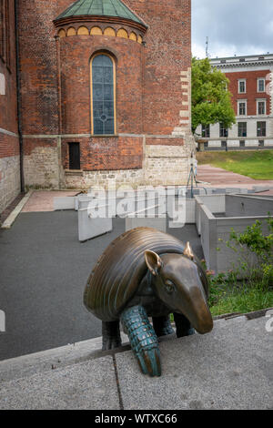 Armadillo Statue, Riga, Lettland Stockfoto