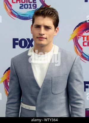 Teen Choice Awards 2019 Ankünfte am Hermosa Beach Pier Plaza in Los Angeles, Kalifornien statt. Mit: Gregg Sulkin Wo: Los Angeles, California, United States Wann: 11 Aug 2019 Quelle: Adriana Barraza/WENN.com M. Stockfoto