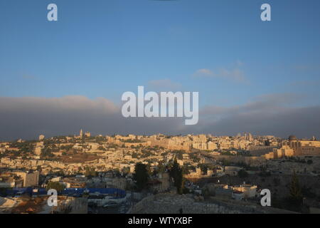 Israel, Jerusalem, Blick auf die Altstadt Stockfoto