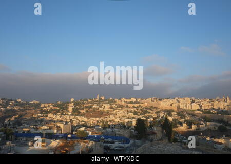 Israel, Jerusalem, Blick auf die Altstadt Stockfoto