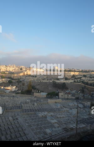 Israel, Jerusalem, Blick auf die Altstadt Stockfoto