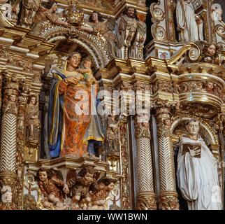 Josep Tramulles/Altarbild von Kloster Santa Maria de Santes Creus, 1647-1651. Stockfoto