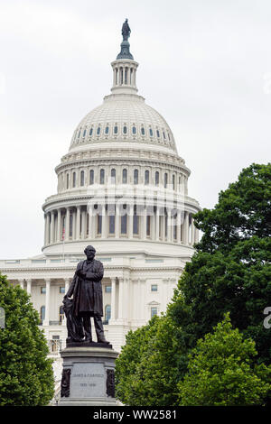 Die Garfield Kreis Denkmal in der Nähe des Capitol in Washington DC. Stockfoto