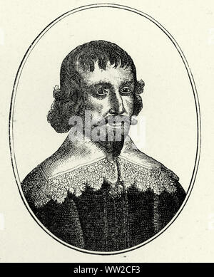 William Prynne (1600 - 24. Oktober 1669) war ein englischer Anwalt, Autor, Polemiker, und politische Persönlichkeit. Er war ein prominenter Puritan Gegner der Politik der Kirche des Erzbischofs von Canterbury, William Laud. Stockfoto