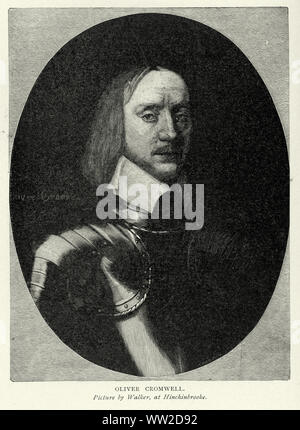 Oliver Cromwell (25. April 1599 - 3. September 1658) eine Englische militärischen und politischen Führer. Jahrhundert, nach dem Walker Stockfoto