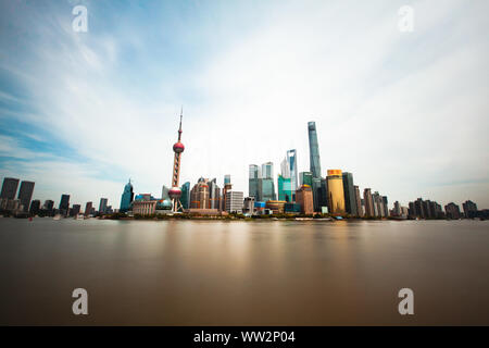 Shanghai Financial District Stockfoto