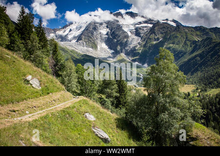 Les Domes de Miage Stockfoto