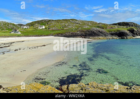 Clachtoll Strand, Scottish Highlands Stockfoto