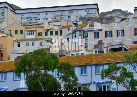 Downtown, Gibraltar, Britische Überseegebiete, Europa Stockfoto