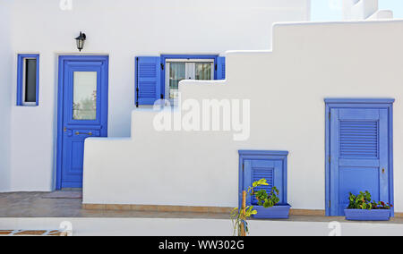 Die traditionelle Architektur der Kykladen Inseln - ano Insel Koufonisi Griechenland Stockfoto