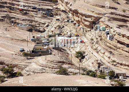 Dorf in den Bergen von Jebel Akhdar, Oman Stockfoto