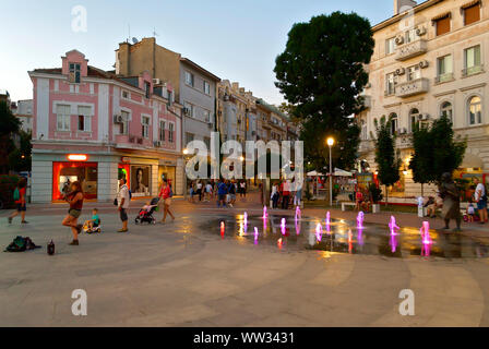 Abend in Varna Bulgarien Europa, Stockfoto