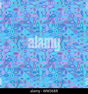 Nahtlose bunte Random gebogene Form Muster Hintergrund - abstrakt Vector Illustration Stock Vektor