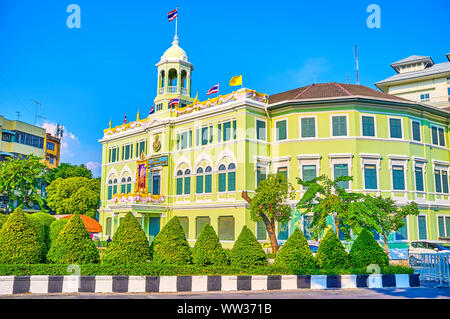 BANGKOK, THAILAND - 24 April, 2019: Die schöne Gebäude ist ein historisches Kaufhaus in Dusit Bezirk, heute dient als König Prajadhipok Stockfoto