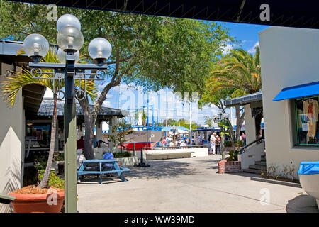 Tarpon Springs, Florida Seehafen, USA, traditionelle griechische Schwamm Industrie Stockfoto