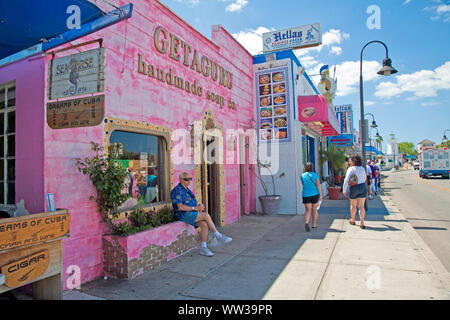 Tarpon Springs, Florida Seehafen, USA, traditionelle griechische Schwamm Industrie Stockfoto