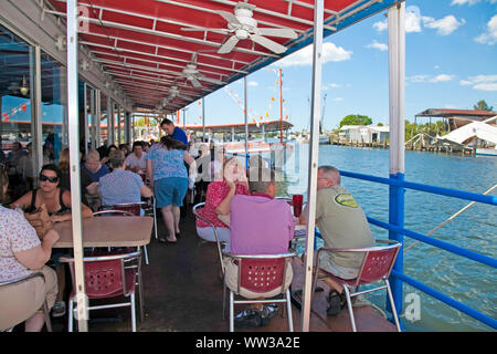 Tarpon Springs, Florida Seehafen, USA, traditionelle griechische Schwamm Industrie Stockfoto