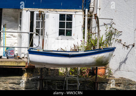 Polperro, Ein wunderschönes, ruhiges Fischerdorf in Cornwall, England, Großbritannien Stockfoto