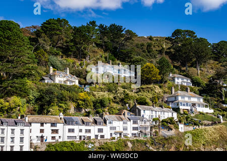 Polperro, Ein wunderschönes, ruhiges Fischerdorf in Cornwall, England, Großbritannien Stockfoto