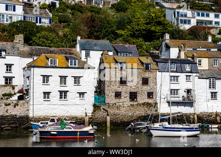 Polperro, Ein wunderschönes, ruhiges Fischerdorf in Cornwall, England, Großbritannien Stockfoto