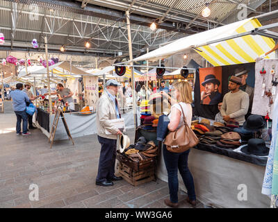 Vordach Markt Getreidespeicher Square, Kings Cross, London, UK Stockfoto