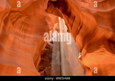 Lower und Upper Antelope Canyon Stockfoto